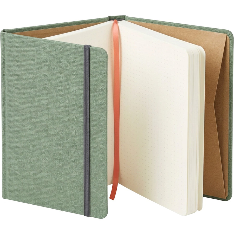 Viroa A5 Dotted Hardcover Notebook 160 Pages Sage